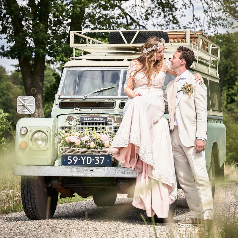 Land Rover Wedding